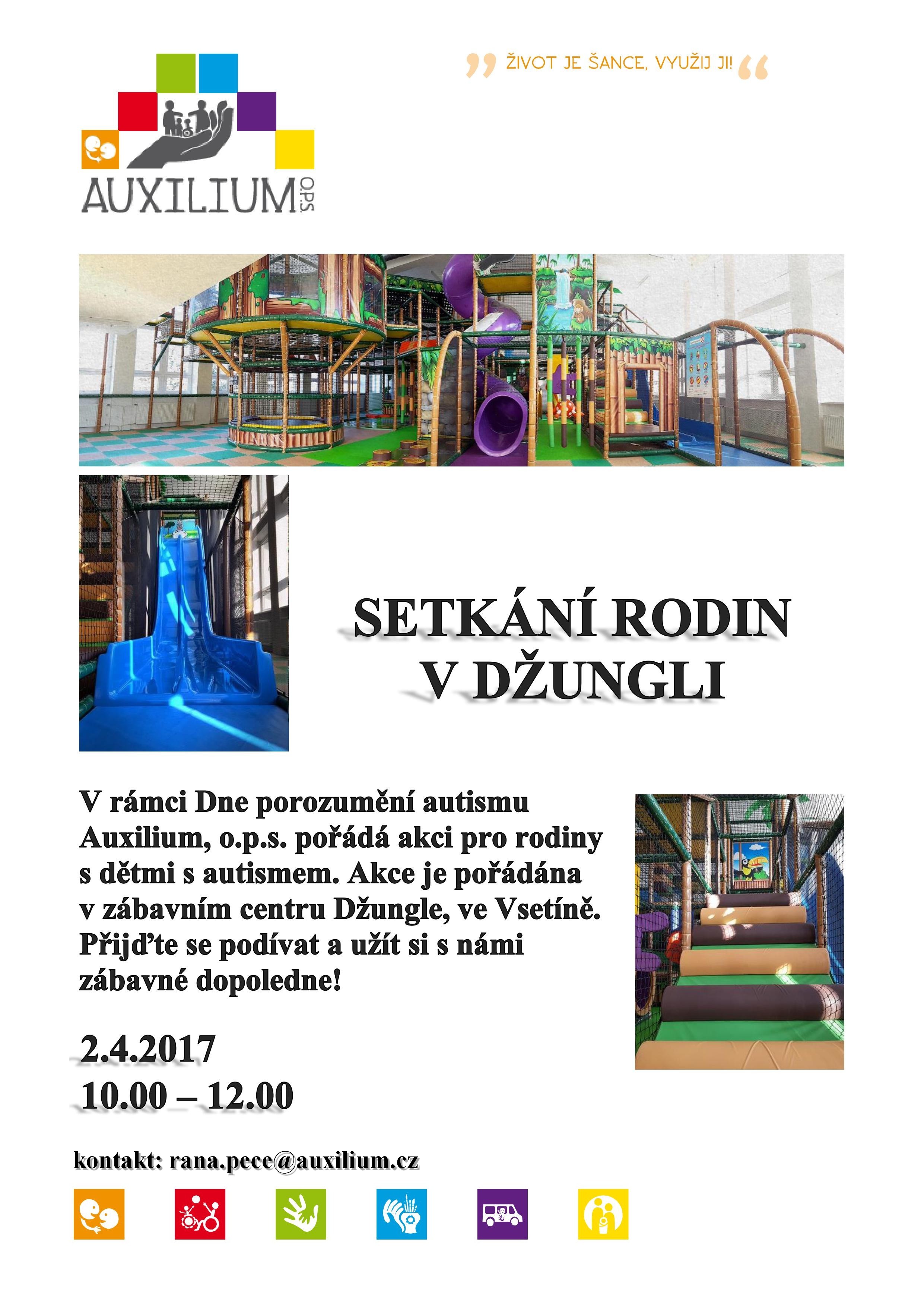 Den porozumění autismu letos v Džungli Vsetín